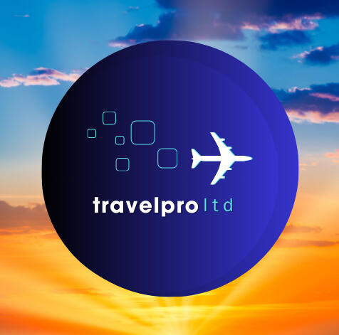travelpro ltd logo on a sunset